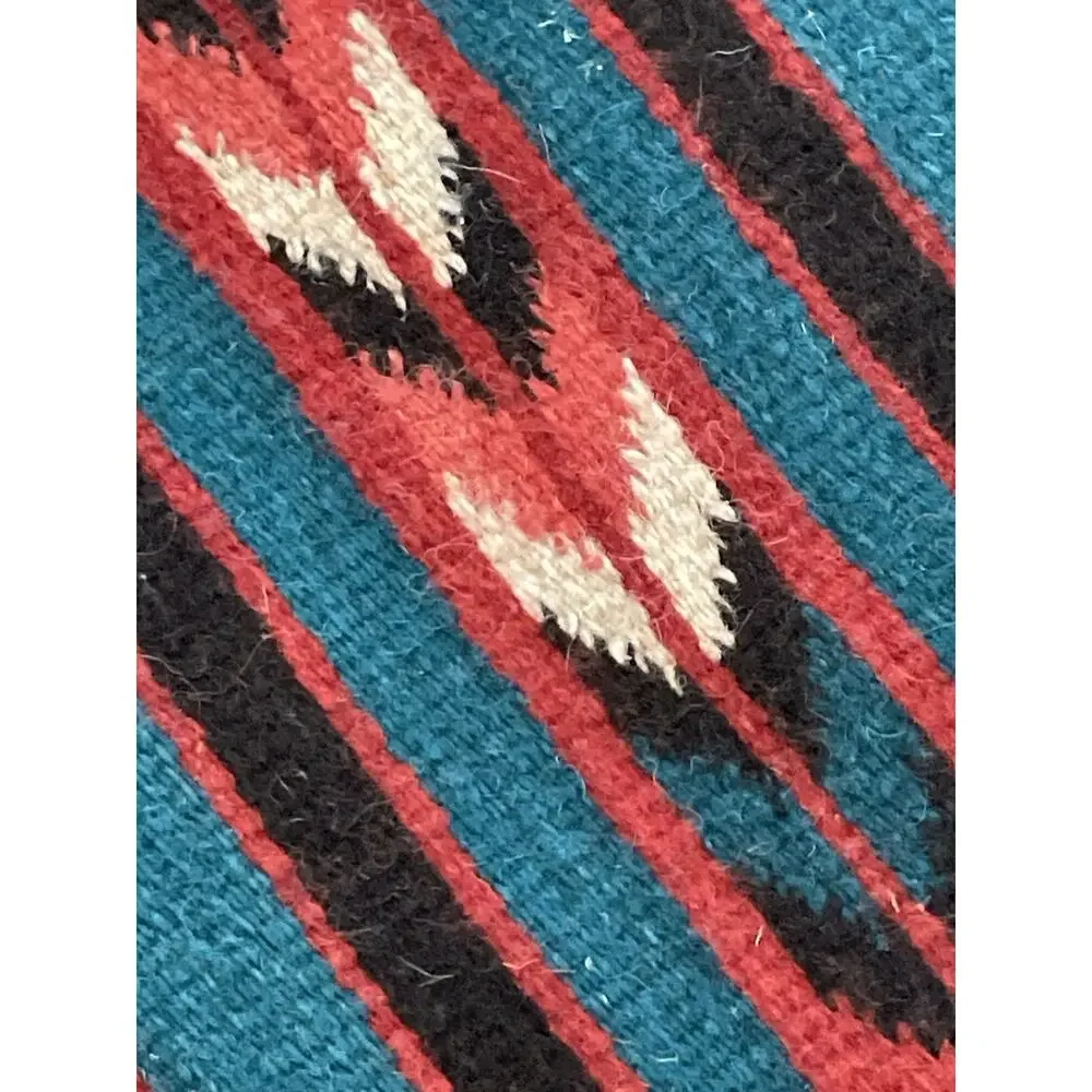 4x7 ft Southwestern Navajo Style Wool Tribal Mexican Chief Blanket